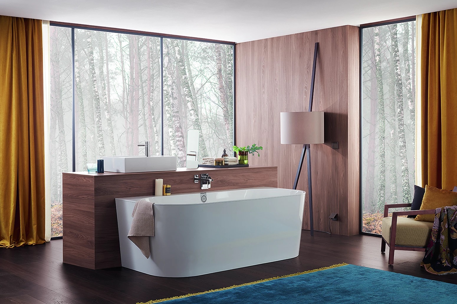Ванна Villeroy Boch Oberon 2.0 180х80 пристенная