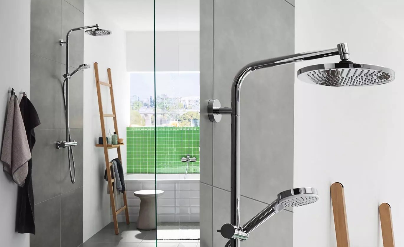 Душевая стойка Hansgrohe Crometta S 240 Showerpipe 27320000 хром