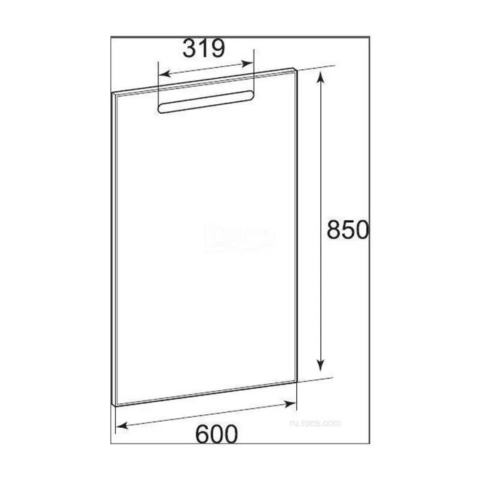 Зеркало шкаф roca gap